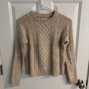 Donegal Cable Knit Sweater